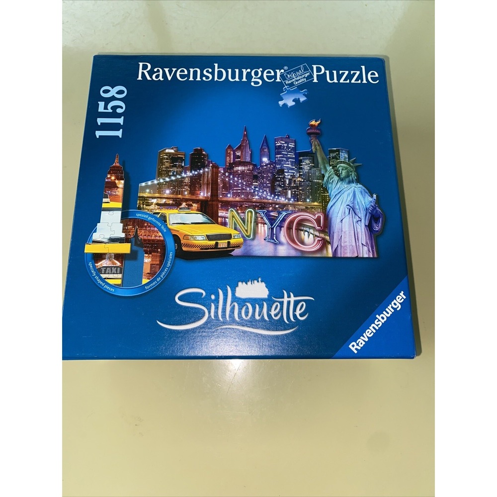 Ravensburger New York City Puzzle Silhouette NYC Skyline 1158 Pieces NEW